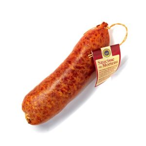 Red Label smoked pork Morteau sausages vacuum packed - 320g (non-halal) 