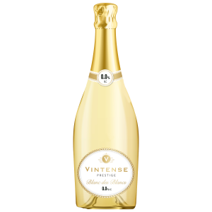 Vintense cuvee Prestige sparkling wine "Blanc des Blancs" 0% alcohol - 75cl 