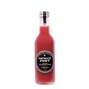 Pure vine peach nectar in glass bottle - 250ml 
