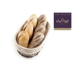 Pre-baked Lenotre multicereals bread roll - 12 x 45g (frozen) / follow our cooking tip