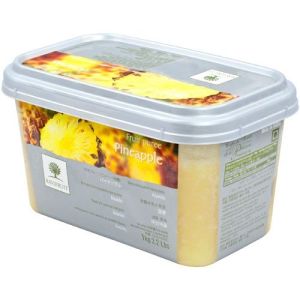Frozen pineapple puree sweetened 10% - 1kg no added flavor, color, preservative  - Best before 13 Sept. 2023