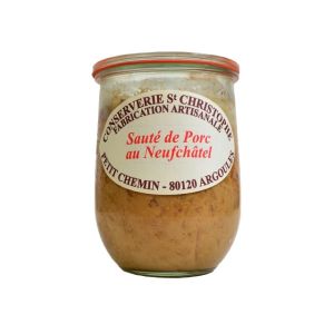 Ready-to-eat artisan sauteed pork with neufchatel cheese sauce - 900g (non-halal) - 100% natural, no preservative