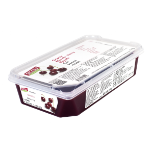 Frozen morello cherry unsweetened puree - 1kg -  no colouring, no preservative, no added sugar