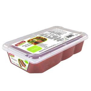 Frozen rhubarb unsweetened puree - 1kg - 100% natural, no colouring, no preservative, no added sugar