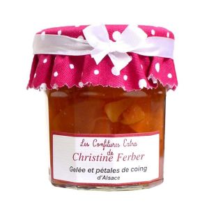 NEW Alsatian quince jelly with a hint of Madagascar vanilla 100% natural, no preservative, no flavoring - 220g 