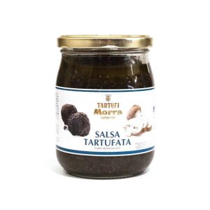 Salsa tartufata, truffle sauce with 10% summer truffle and mushroom sauce 