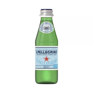 San Pellegrino natural sparkling water glass bottle - 250ml