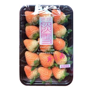 Premium light pink Awayuki strawberry - 350g 