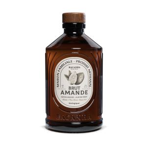 Organic almond syrup in glass bottle - 400ml - perfect with latte or cappuccino