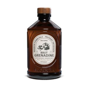 Organic grenadine syrup in glass bottle - 400ml