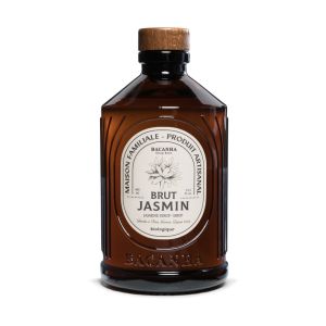 Organic jasmine syrup in glass bottle - 400ml
