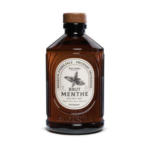 Organic mint syrup in glass bottle - 400ml