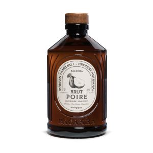 Organic pear syrup in glass bottle - 400ml 