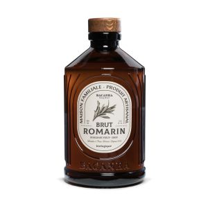 Organic rosemary syrup in glass bottle - 400ml  - Best before  31 Mar. 2023