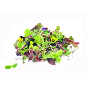 Freshly cut soil-grown Summer Rainbow Salad - 100g - ORDER BEFORE 12NN FOR NEXT DAY DELIVERY