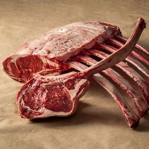 Chilled Wagyu beef tomahawk ribs prepared MS 8/9 - 760 aed/kg - 1.2kg (halal) - price will be adjusted as per final weight