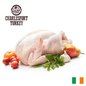 Whole exclusive breed, slow reared, free-range turkey from Ireland 120 aed/kg - 7 to 8kg (halal) (frozen) - price will be adjusted as per final weight