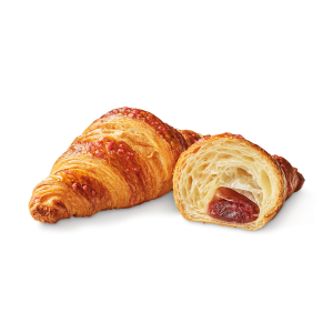 Raspberry filled vegan croissant 6x90g (frozen) - generic packing / follow our cooking tip