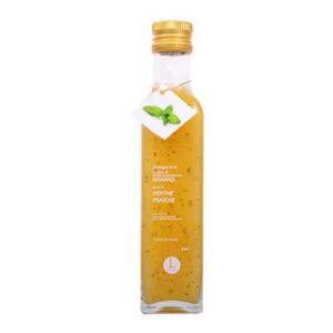 Pineapple and mint fruit pulp vinegar - 250ml - it will liven up white fish, white meat and duck