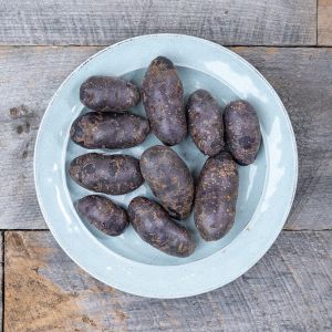 Vitelotte potatoes - 500g ideal for colourful chips and puree