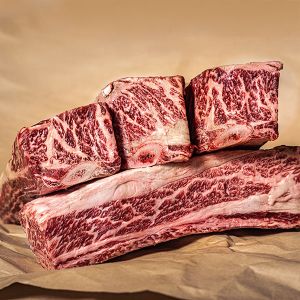 Chilled Wagyu beef short ribs bone-in MS 6/7 - 295 aed/kg - about 3kg (halal) - price will be adjusted as per final weight