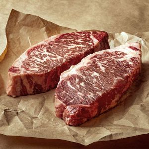 Chilled whole Wagyu beef striploin MS 6/7 - 520 aed/kg - 4 to 6kg (halal) - price will be adjusted as per final weight