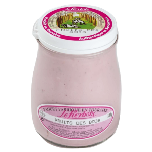 Wild fruits stirred yogurt - 180g - artisan production - Best Before 9 June 2023