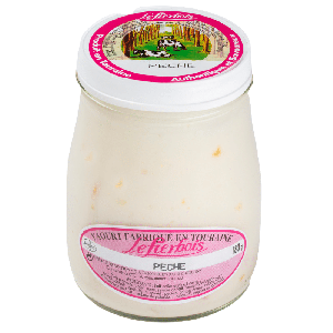 NEW Peach stirred yogurt - 180g  artisan production 