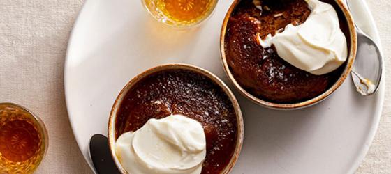 THANKSGIVING Pumpkin Sticky Toffee Puddings recipe