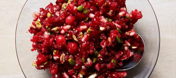 THANKSGIVING Cranberry & Pomegranate Relish recipe