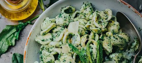 Orrechiette with Spinach recipe