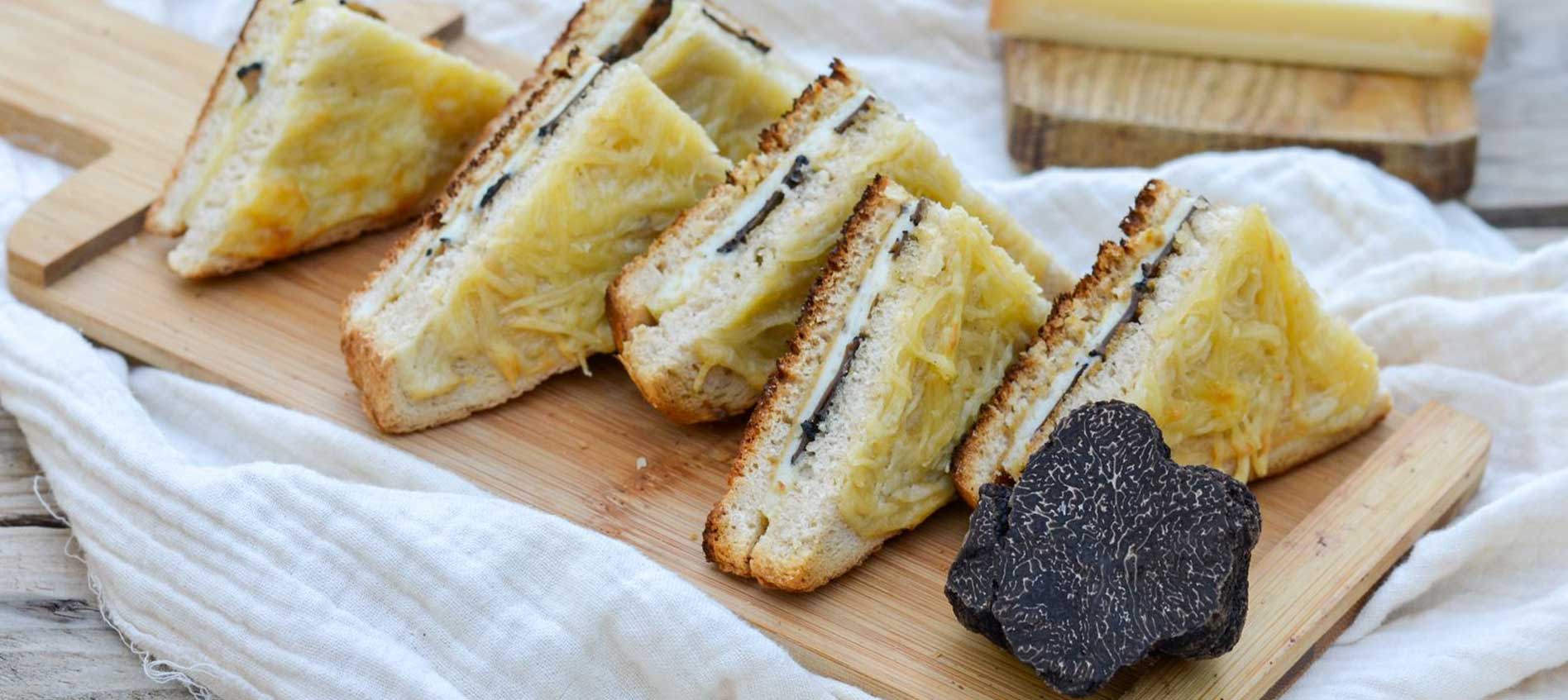 CroqueMonsieur with Comte cheese & black truffle recipe